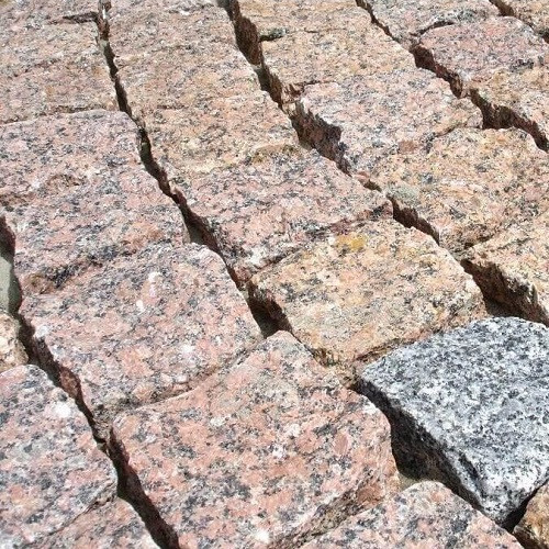 Гранитная брусчатка колотая (все стороны) -100х100х50 мм - Южно-Султаевский